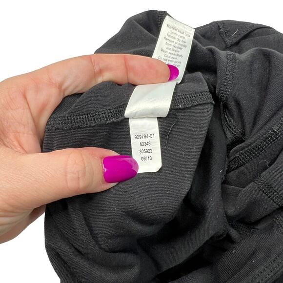 Athleta Plie Tight Mid Rise Full Length Leggings Black Gray Small - Picture 8 of 8